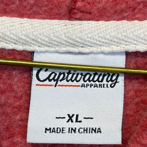 CAPTIVATING APPAREL OU Hoodie Sweatshirt Womens XL Red Pullover Oklahoma Sooners - Picture 5 of 16